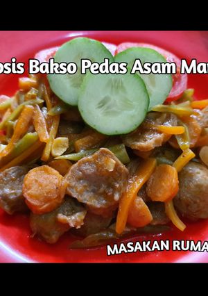 Foto resep Sosis Bakso Pedas Asam Manis