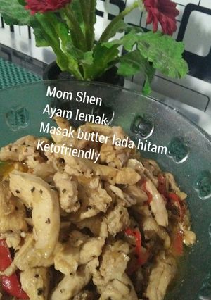 Foto resep Ayam lemak masak butter lada hitam #ketofriendly