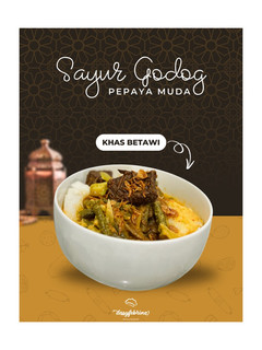 Foto resep Sayur Godog Pepaya Muda Khas Betawi