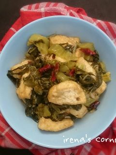 Foto resep Tumis sayur asin tahu