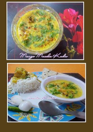 मैंगो मसाला कढ़ी बेसन से बने व्यंजन (Mango masala kadi besan se bane vyanjan recipe in hindi) रेसिपी मुख्य फोटो