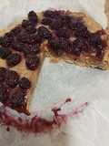 Tarta rústica de moras