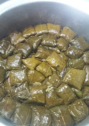 عکسی از دستور دلمه برگ مو