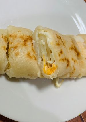 簡易粉漿原味蛋餅 的食譜成品照片
