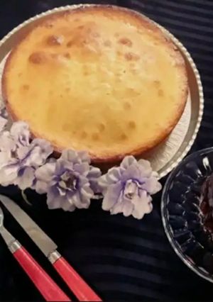 عکسی از دستور کیک پوره سیب