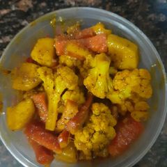 Gobi shalgam gajar achar A picture of Gobi shalgam gajar achar.