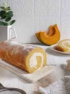 Foto resep Pumpkin Roll Cake