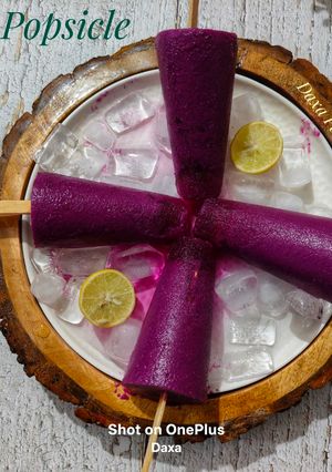 A picture of Jamun Popsicle.