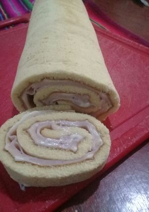 Una foto de Pionono de paleta y queso