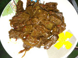 Peppered liver