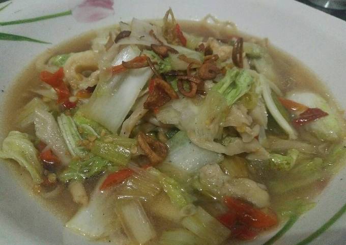 Resep Tumis Jamur Sawi Pedas Oleh Nabel Cookpad