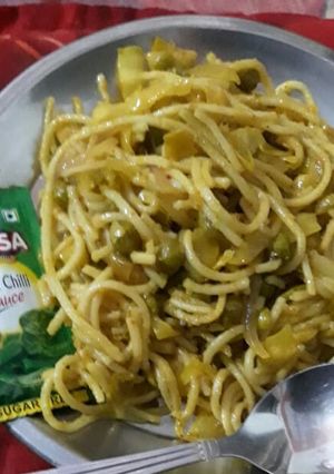 A picture of Yummy noodles.