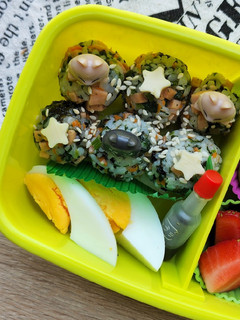 Foto resep Ide bekal nasi kepal ala korea