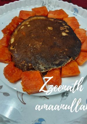 A picture of Papaya Pancakes or Papcakes.