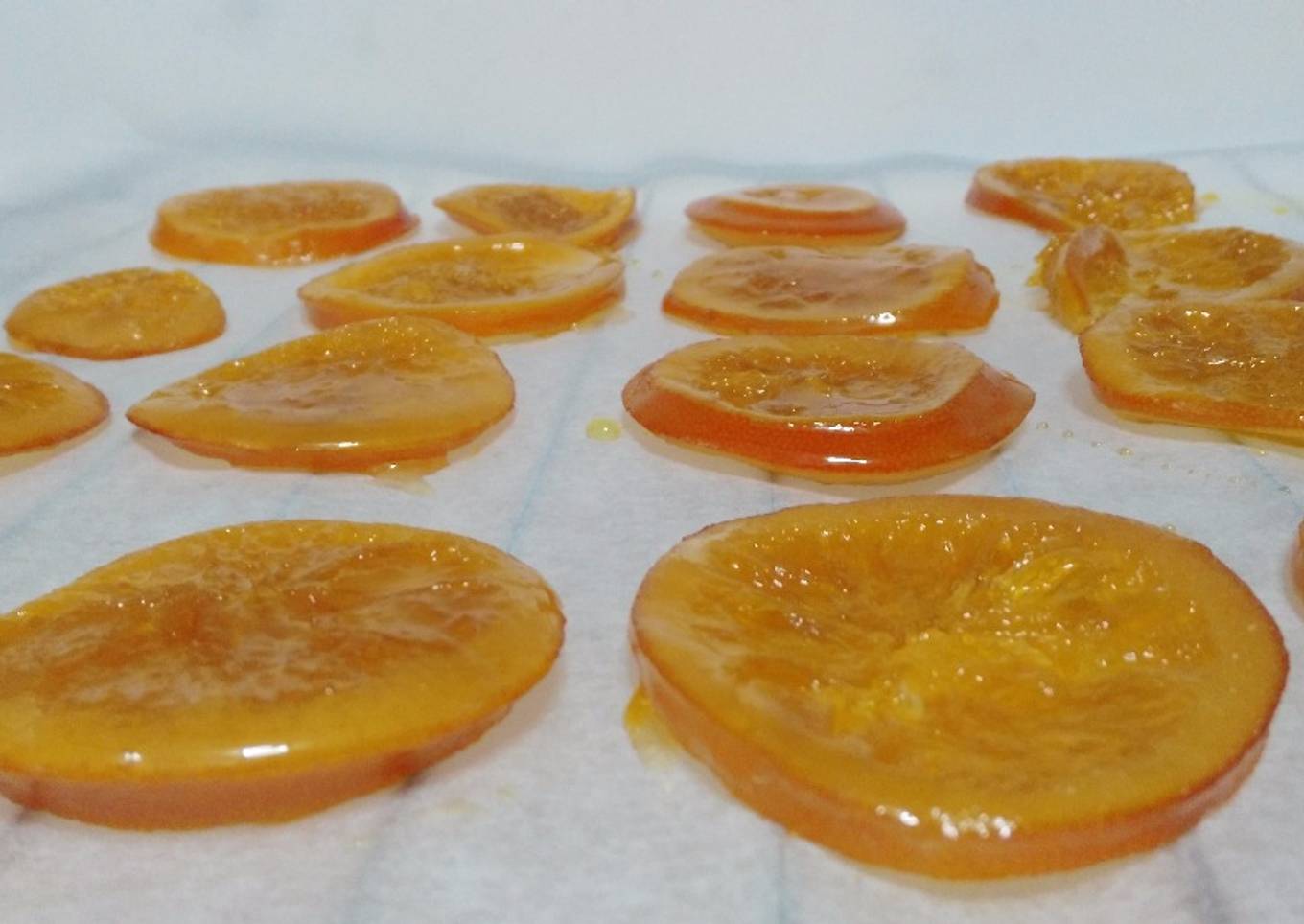 Naranjas confitadas para el roscón