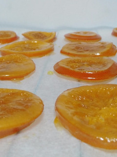 Una foto de Naranjas confitadas para el roscón