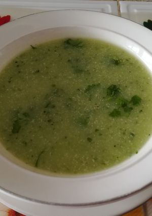 Una foto de Crema Delicia de Calabacín con Queso