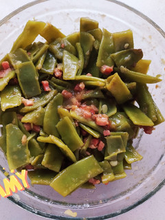 Una foto de Judías verdes con jamón Thermomix