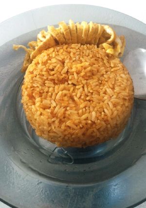 Foto resep Nasi goreng + roll egg super simple ala juy