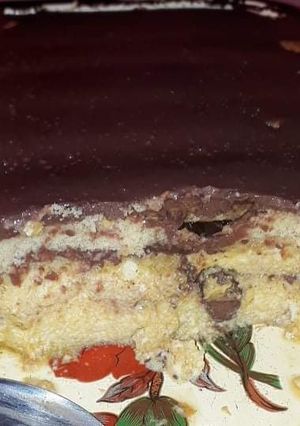 Una foto de Postre de flan con vainilla