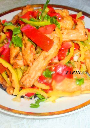 Фото «Мираж»-тёплый летний салат !!!!Необычный вкус нежных баклажанов.
