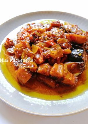 Foto resep Ikan Asin Goreng Asam