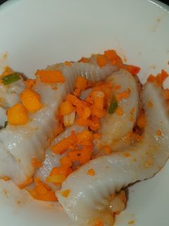 Hình của món Bánh đúc mặn.