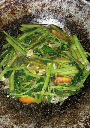 Foto resep Cah kangkung simple