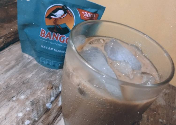Langkah Mudah untuk Membuat Es kopi susu malika (kecap bango) Anti Gagal