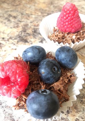 A picture of Chocolate nests.