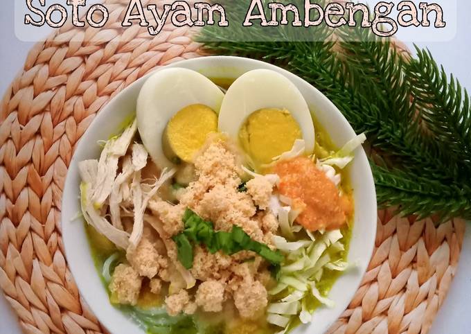 Resep Soto Ayam Ambengan Oleh Nanik Cahyani Hernowo Cookpad