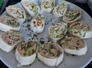 Une photo de Wraps apéritifs au surimi