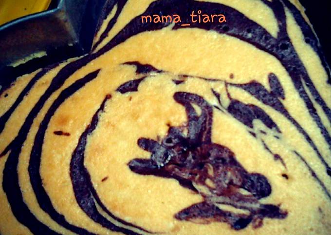 Resep Cake Hitam & Putih oleh Mama Mutiara - Cookpad