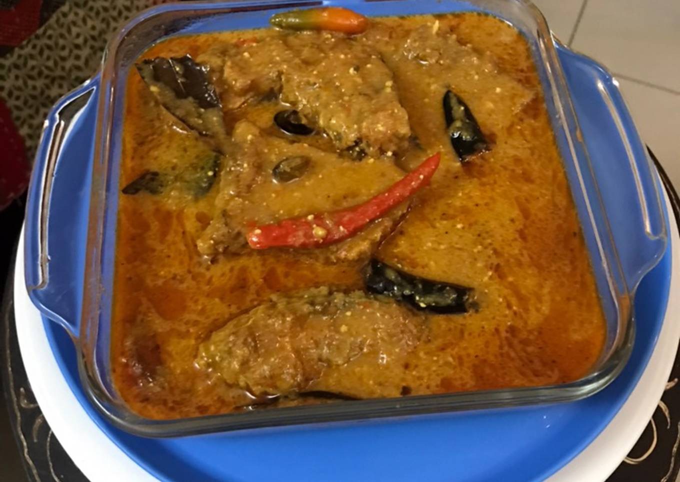 Doi Katla Machh Carp Rohu Fish in the Yoghurt Gravy