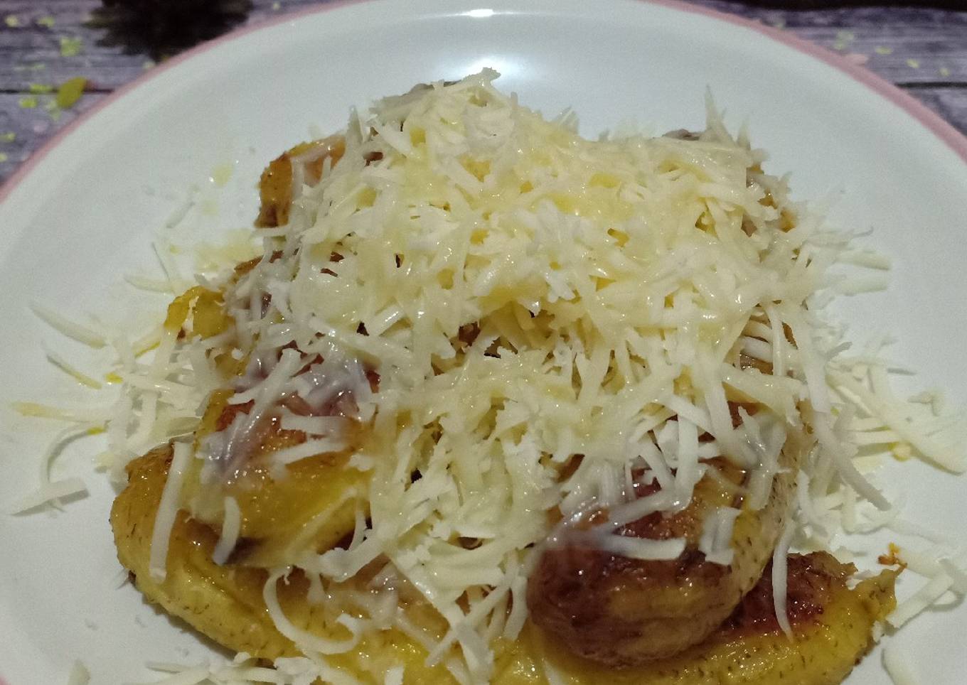 Pisang Geprek Keju