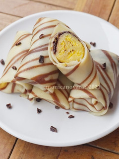 Foto resep Dadar Gulung Pisang Cokelat