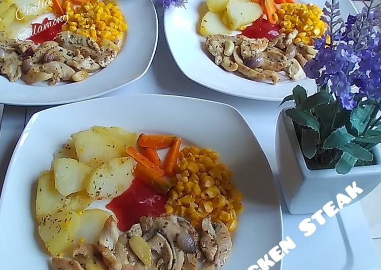 Bagaimana Membuat Chicken Steak yang Bisa Manjain Lidah