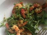 Ali's Thai-style Prawns with Rocket, Basil & Sprout Salad