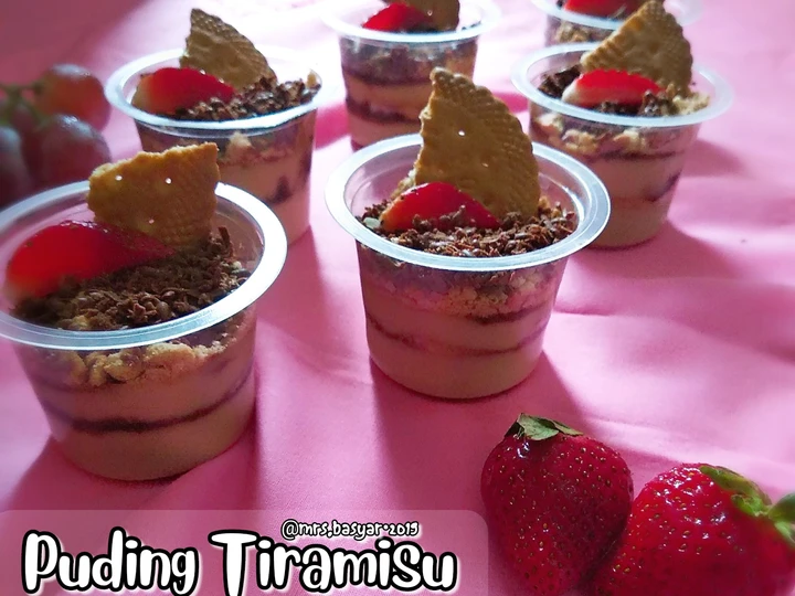 Langkah Mudah untuk Menyiapkan Resep Puding tiramisu yang Uenak Anti Ribet, Bisa Manjain Lidah