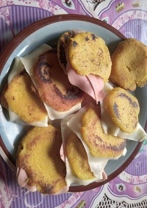 Una foto de Arepa venezolana
