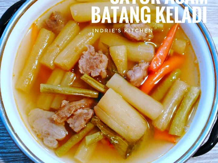 Langkah Gampang Menyiapkan Resep 80. Sayur Asam Batang Keladi Gaya Ndi yang Bisa Manjain Lidah Anti Ribet, Mantap