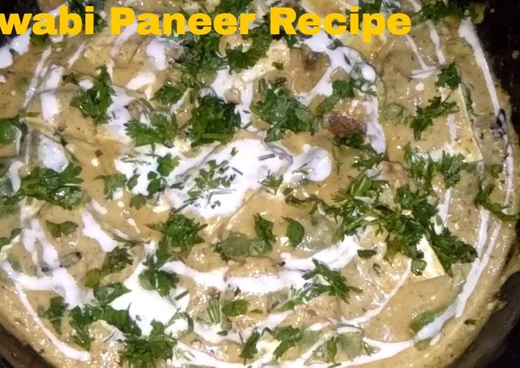 Recipe of Quick Nawabi Paneer Recipe