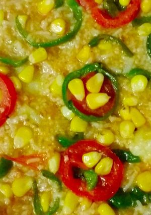 A picture of Roasted Daliya Corn Pulav.