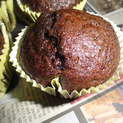 A picture of Eggless Chocolate Cupcakes.