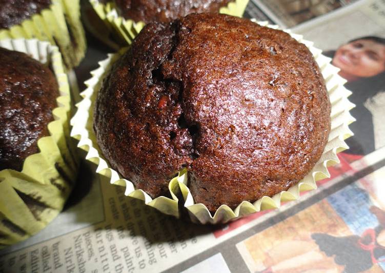 Eggless Chocolate Cupcakes