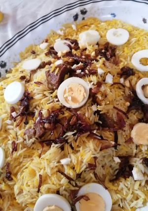 صورة لوصفة برياني لحم