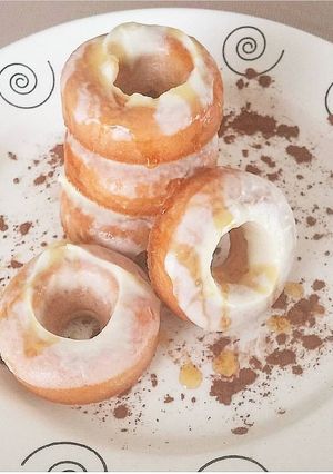 Foto principal de Donuts blancos sin azúcar, sin gluten
