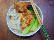 Gambar wonton noodle