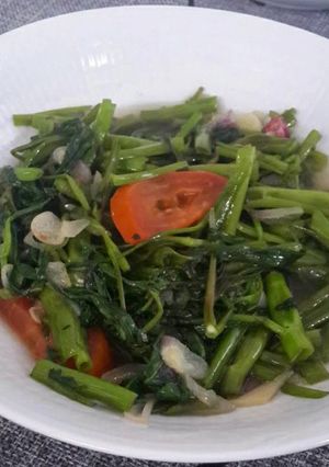 Foto resep Cah kangkung polos