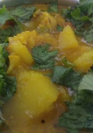A picture of Aloo ghobhi ki tari.